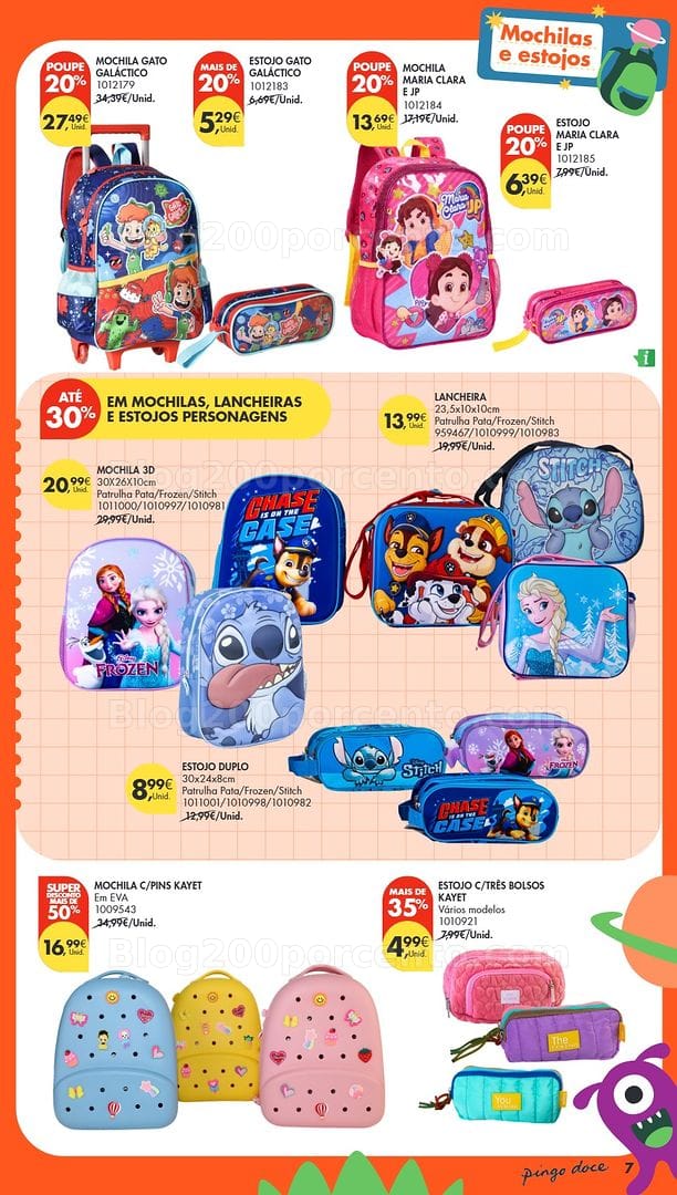 Antevisão Folheto PINGO DOCE Regresso às Aulas Promoções de 4 agosto a 21 setembro