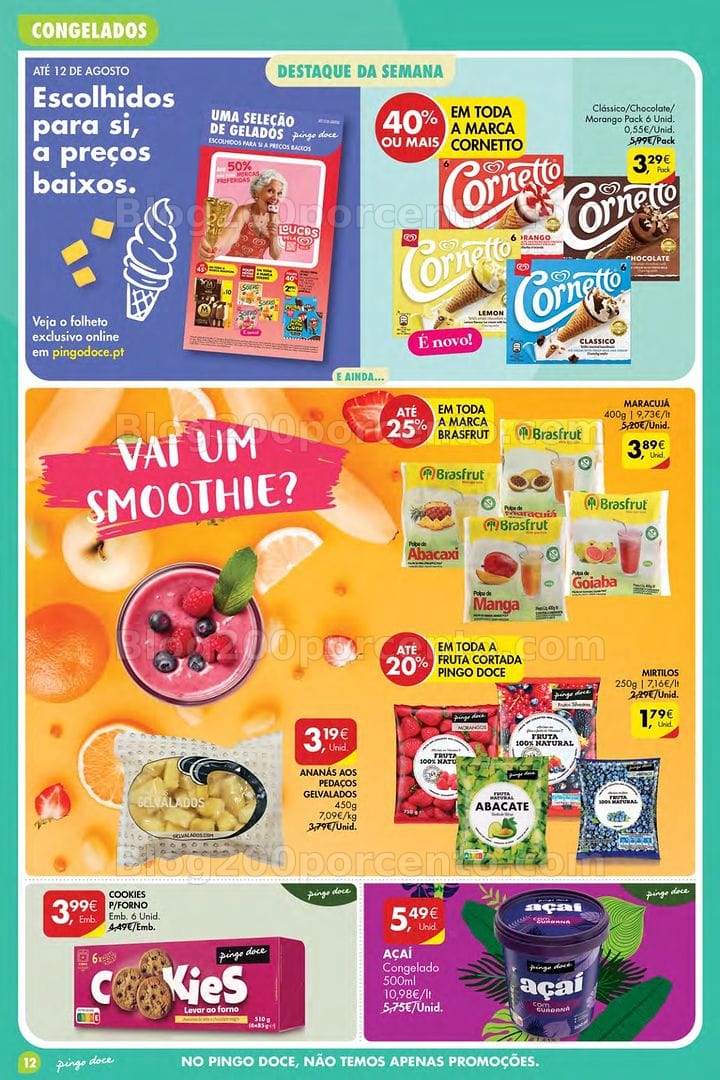Antevisão Folheto PINGO DOCE Açores Promoções de 6 a 12 agosto