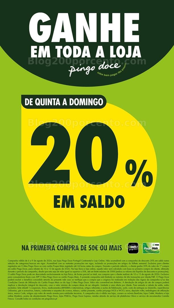 Antevisão Folheto PINGO DOCE Promoções Fim de Semana - 7 a 10 agosto