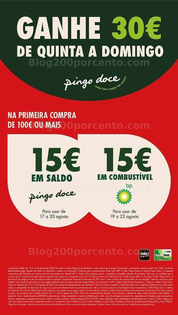 Antevisão Folheto PINGO DOCE Fim de Semana Promoções de 13 a 16 agosto