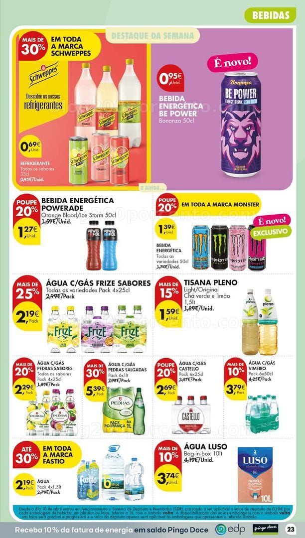 Antevisão Folheto PINGO DOCE Fim de Semana Promoções de 13 a 16 agosto