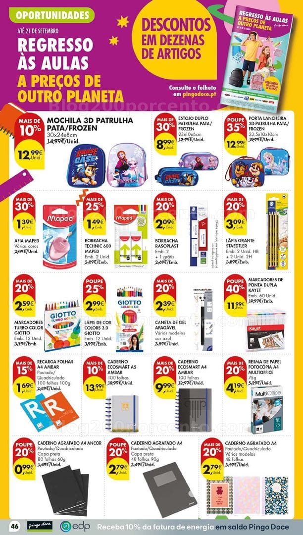 Antevisão Folheto PINGO DOCE Fim de Semana Promoções de 13 a 16 agosto
