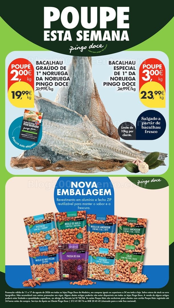 Antevisão Folheto PINGO DOCE Madeira Promoções de 11 a 17 agosto