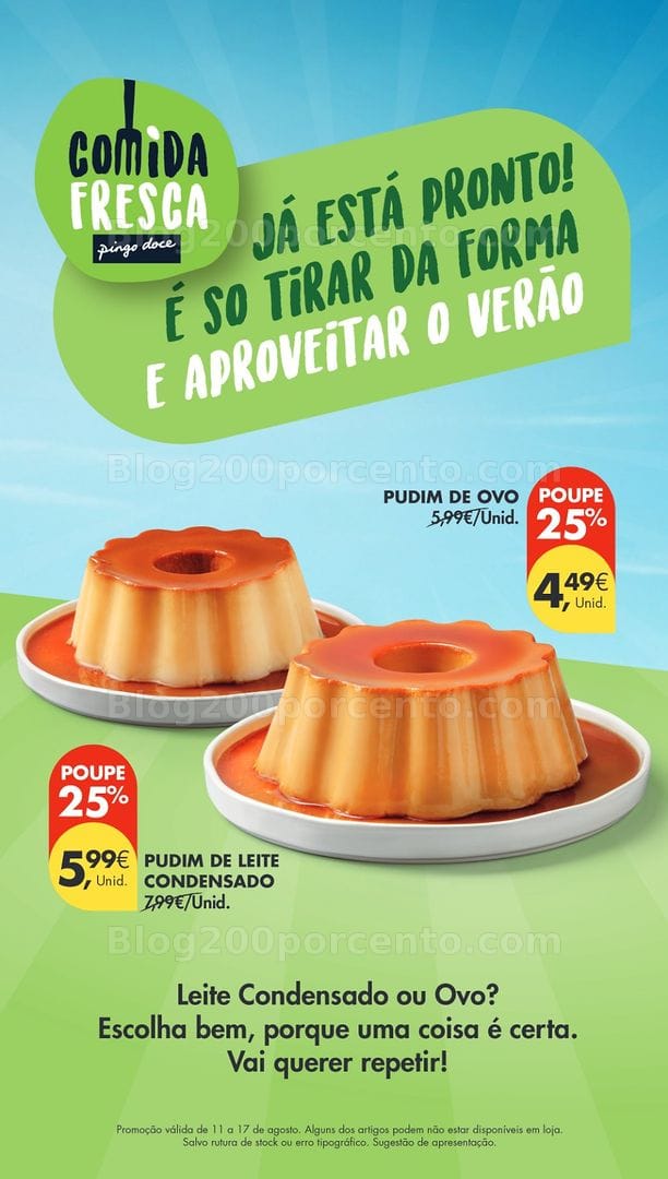 Antevisão Folheto PINGO DOCE Madeira Promoções de 11 a 17 agosto