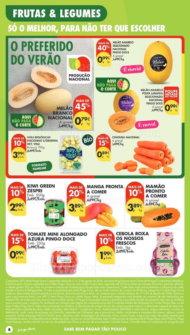 Antevisão Folheto PINGO DOCE Madeira Promoções de 11 a 17 agosto