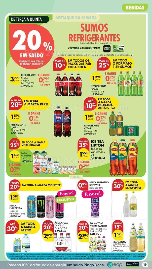 Antevisão Folheto PINGO DOCE Promoções de 11 a 17 agosto - Edição Digital