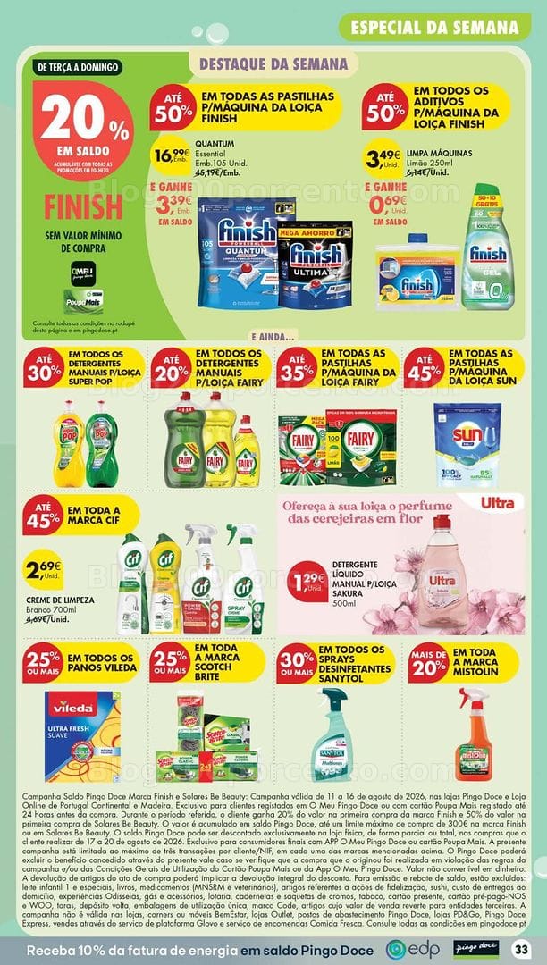 Antevisão Folheto PINGO DOCE Promoções de 11 a 17 agosto - Edição Digital