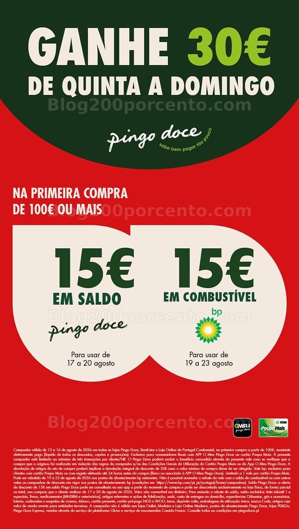 Antevisão Folheto PINGO DOCE Promoções Fim de Semana - 14 a 17 agosto