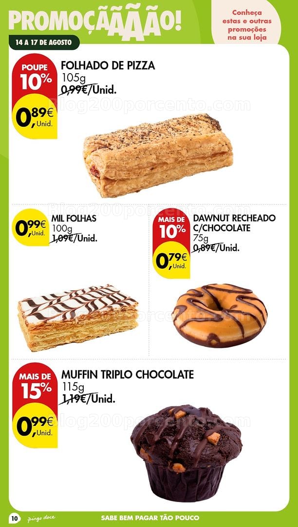 Antevisão Folheto PINGO DOCE Promoções Fim de Semana - 14 a 17 agosto