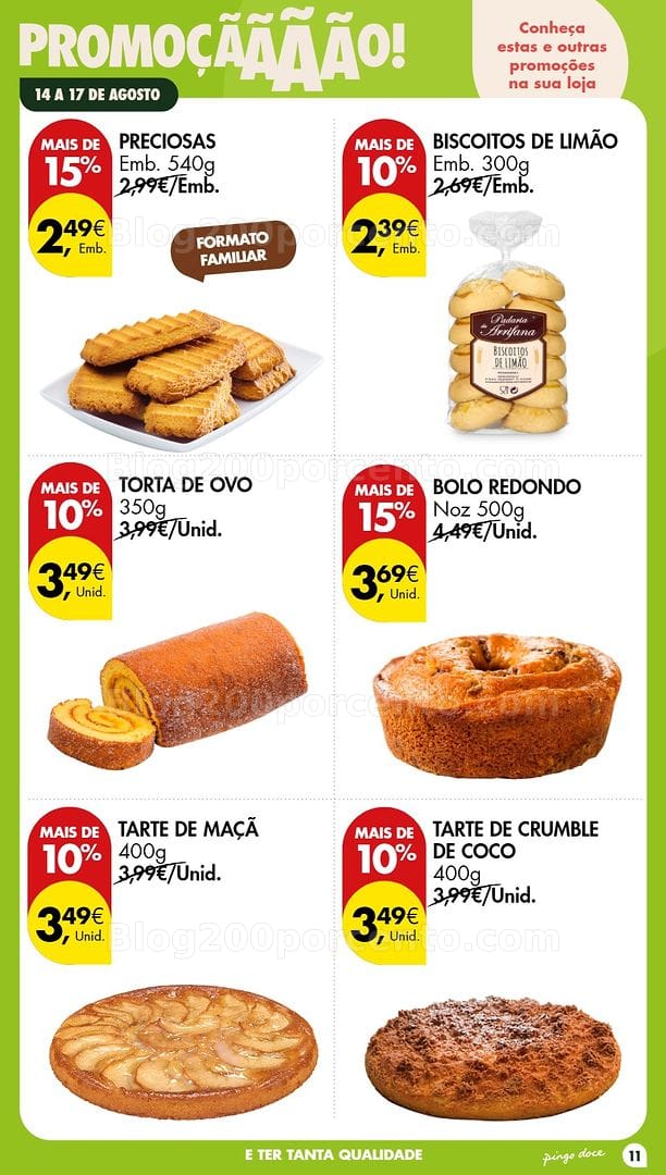 Antevisão Folheto PINGO DOCE Promoções Fim de Semana - 14 a 17 agosto