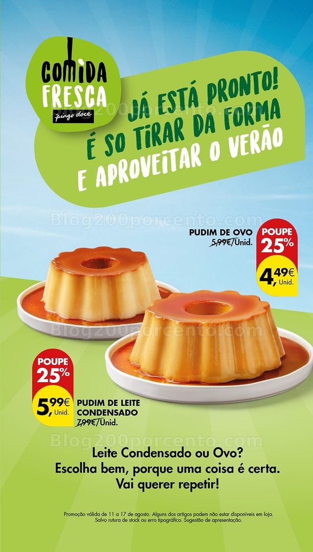 Antevisão Folheto PINGO DOCE Promoções Fim de Semana - 14 a 17 agosto
