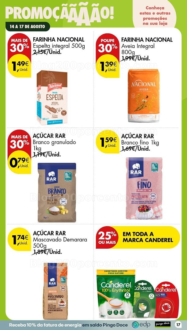 Antevisão Folheto PINGO DOCE Promoções Fim de Semana - 14 a 17 agosto