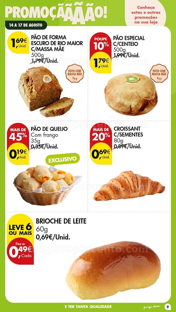 Antevisão Folheto PINGO DOCE Promoções Fim de Semana - 14 a 17 agosto