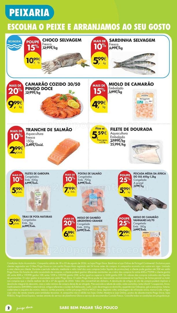 Antevisão Folheto PINGO DOCE Promoções de 18 a 24 agosto - Edição Digital