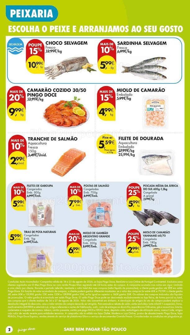 Antevisão Folheto PINGO DOCE Lojas Grandes Promoções de 18 a 24 agosto