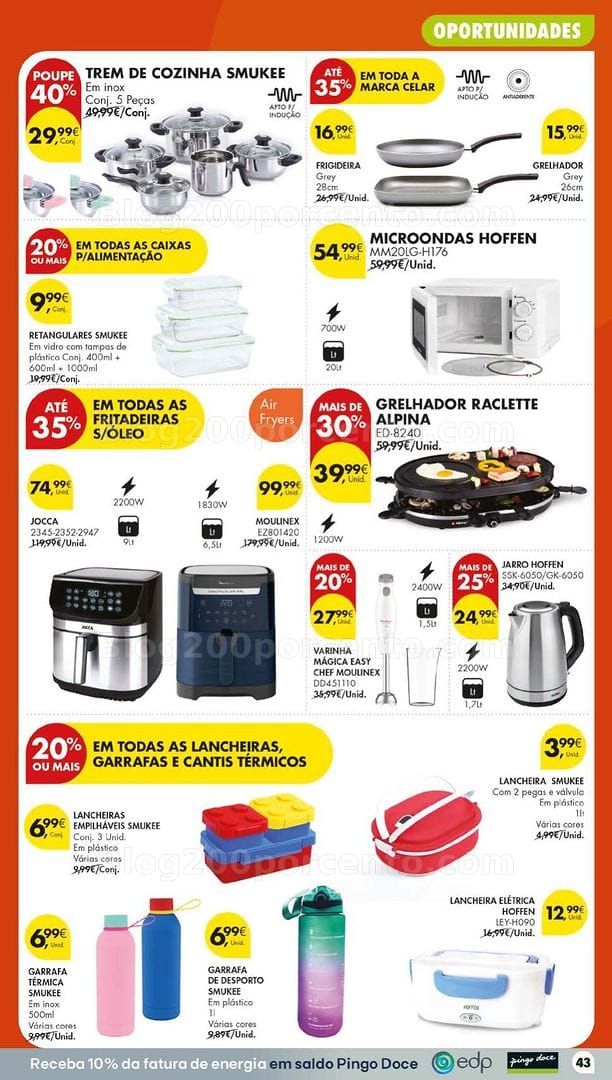 Antevisão Folheto PINGO DOCE Bazar Grandes Oportunidades Promoções de 18 a 24 agosto