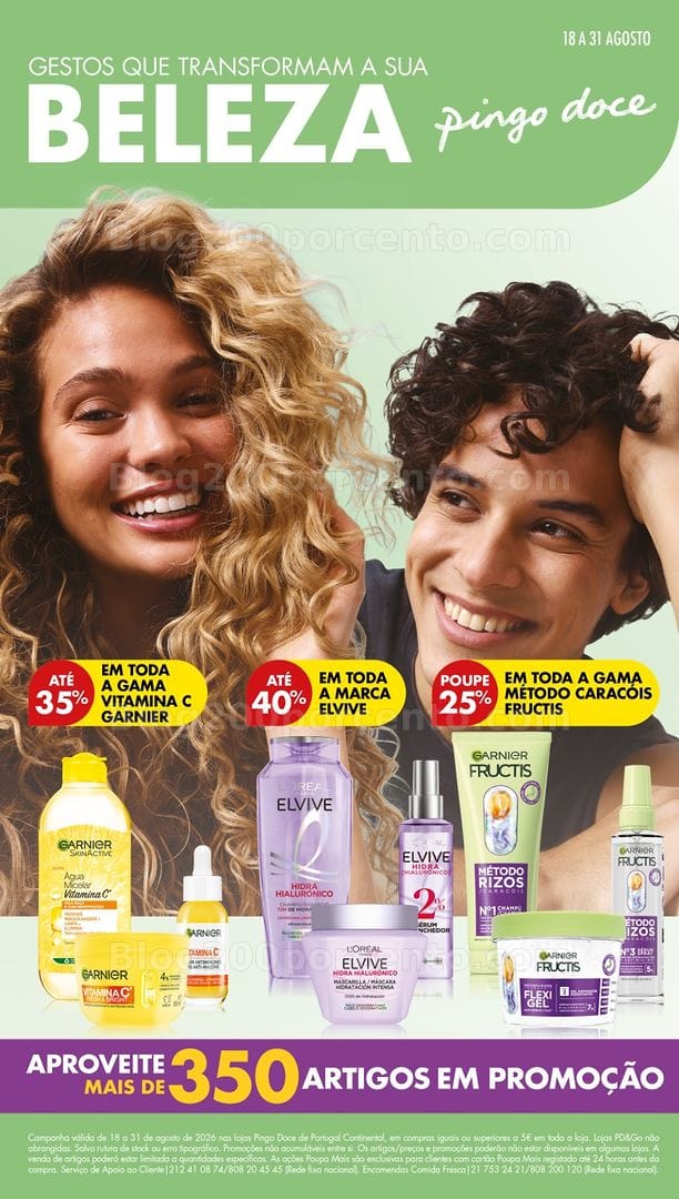 Antevisão Folheto PINGO DOCE Especial Beleza Promoções de 18 a 31 agosto - Edição Digital
