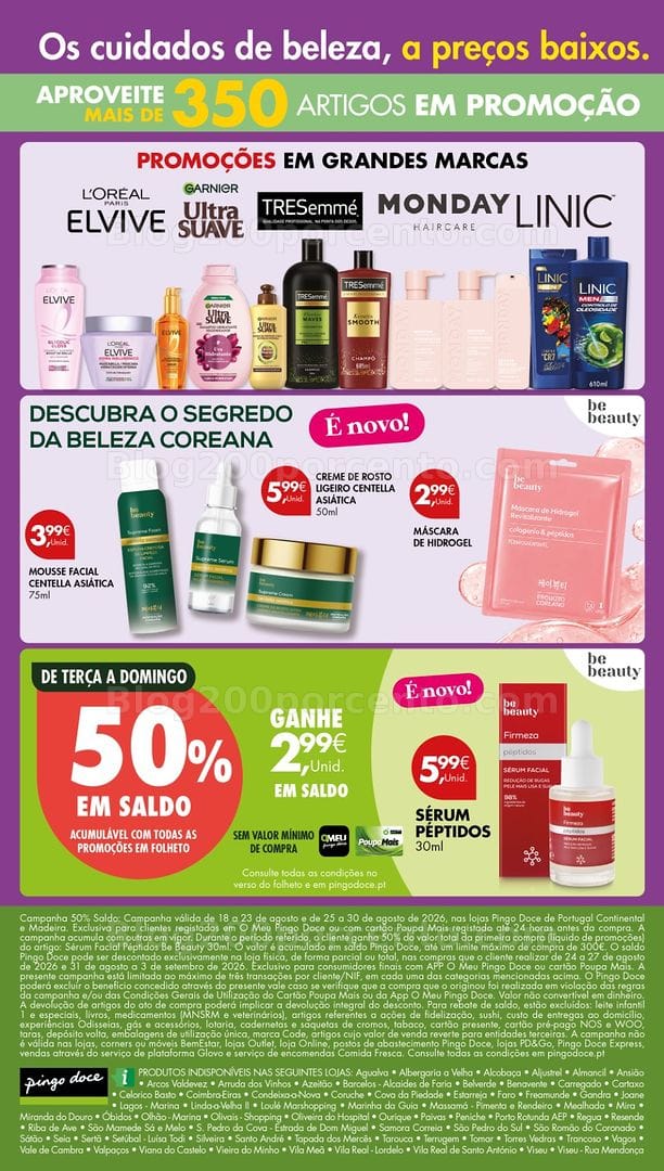 Antevisão Folheto PINGO DOCE Especial Beleza Promoções de 18 a 31 agosto - Edição Digital
