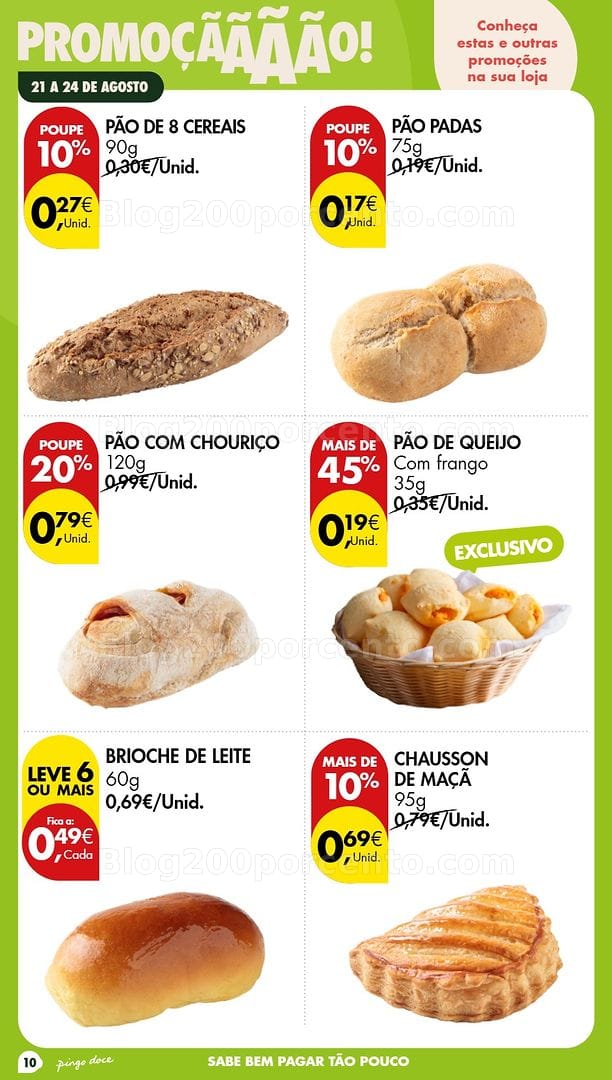 Antevisão Folheto PINGO DOCE Promoções Fim de Semana - 21 a 24 agosto