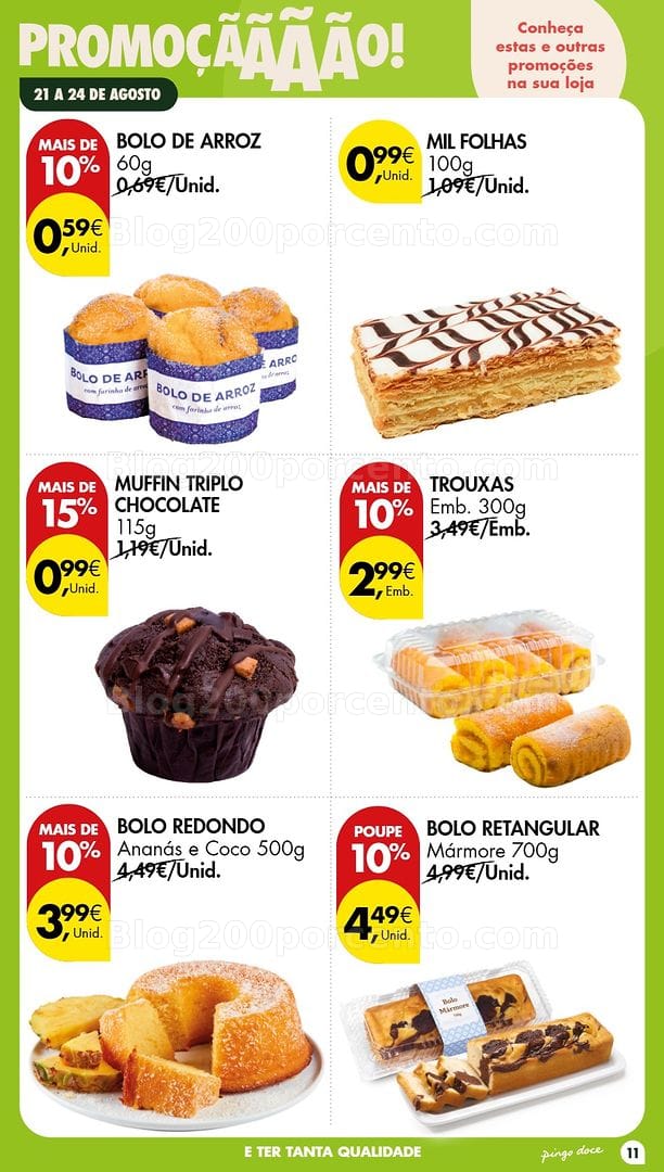 Antevisão Folheto PINGO DOCE Promoções Fim de Semana - 21 a 24 agosto