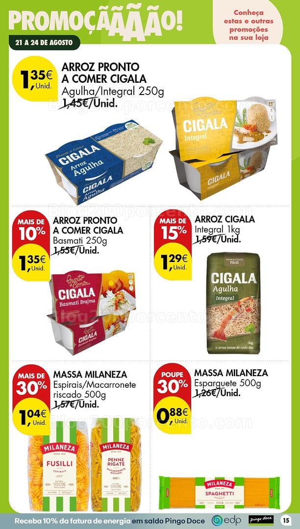 Antevisão Folheto PINGO DOCE Promoções Fim de Semana - 21 a 24 agosto