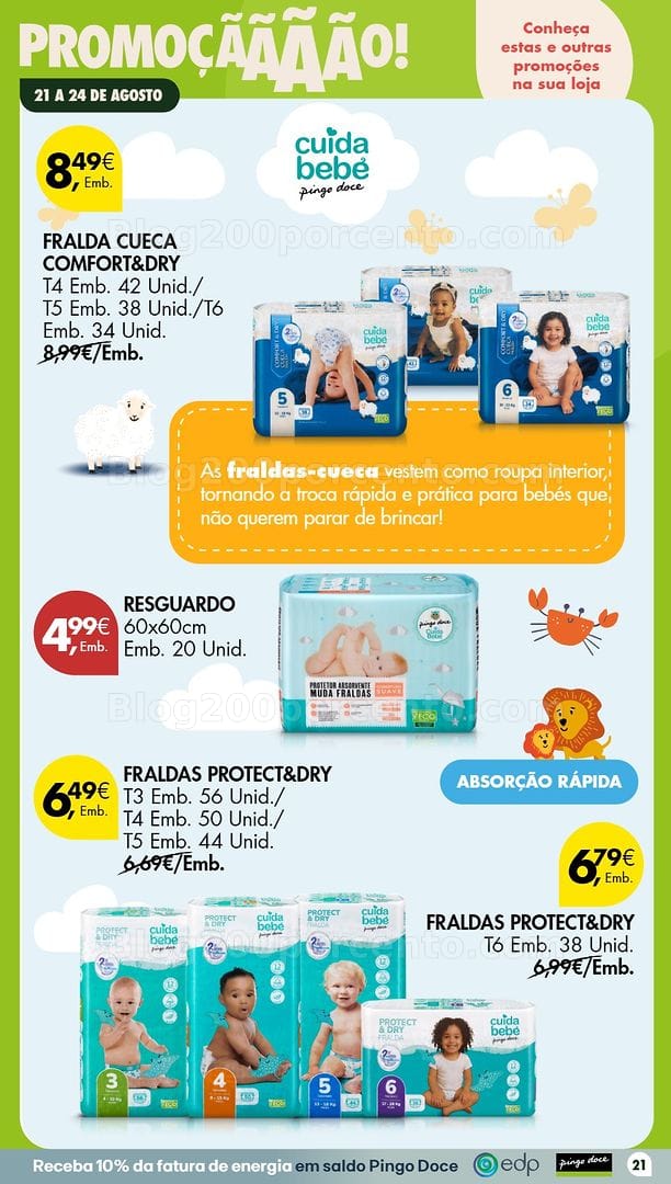 Antevisão Folheto PINGO DOCE Promoções Fim de Semana - 21 a 24 agosto