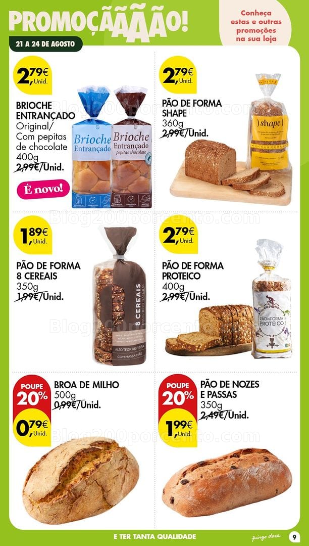 Antevisão Folheto PINGO DOCE Promoções Fim de Semana - 21 a 24 agosto