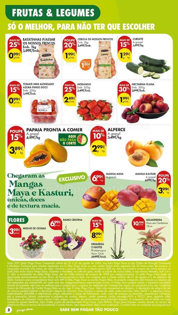 Antevisão Folheto PINGO DOCE Lojas Grandes Promoções de 25 a 31 agosto