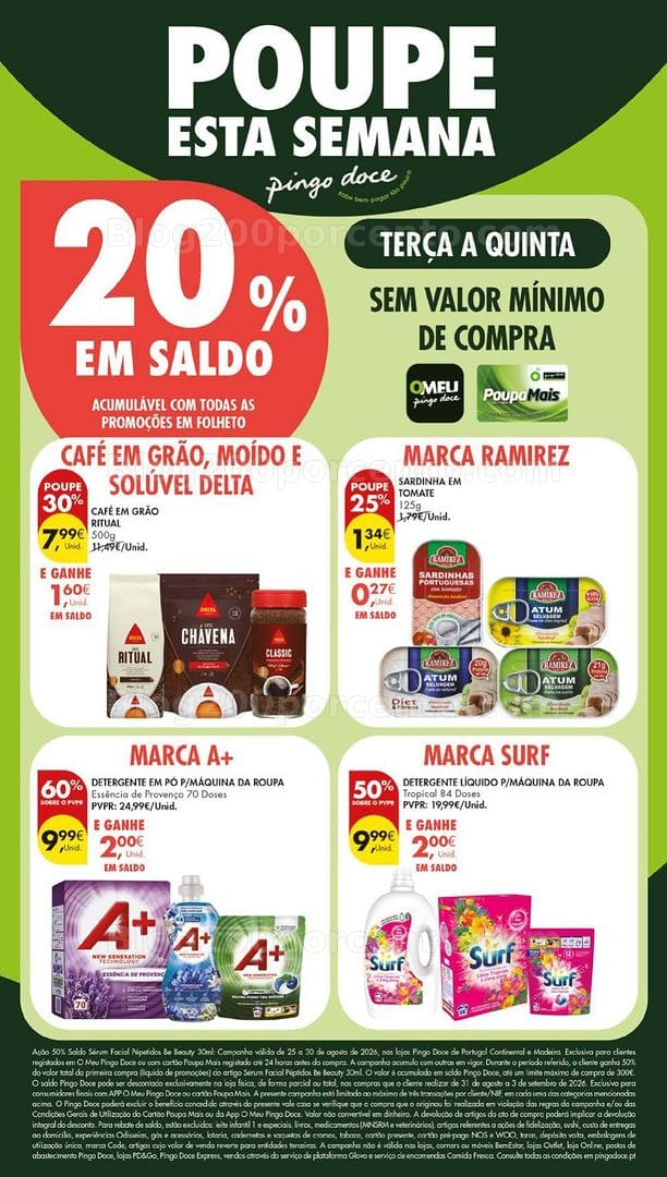 Antevisão Folheto PINGO DOCE Lojas Grandes Promoções de 25 a 31 agosto