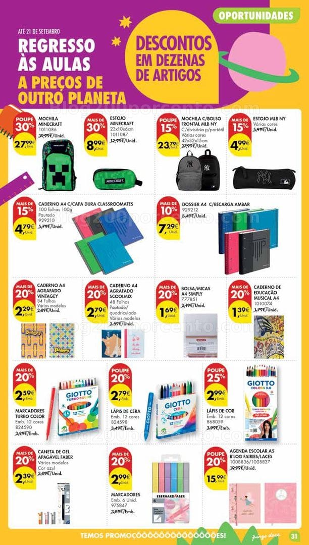 Antevisão Folheto PINGO DOCE Bazar Madeira Promoções de 25 a 31 agosto