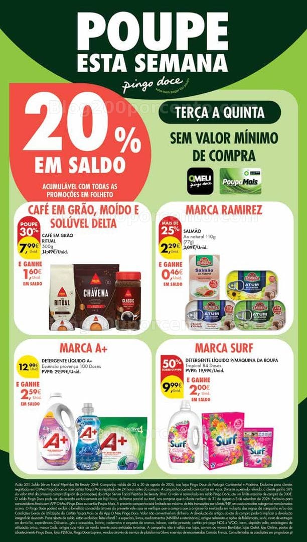 Antevisão Folheto PINGO DOCE Madeira Promoções de 25 a 31 agosto