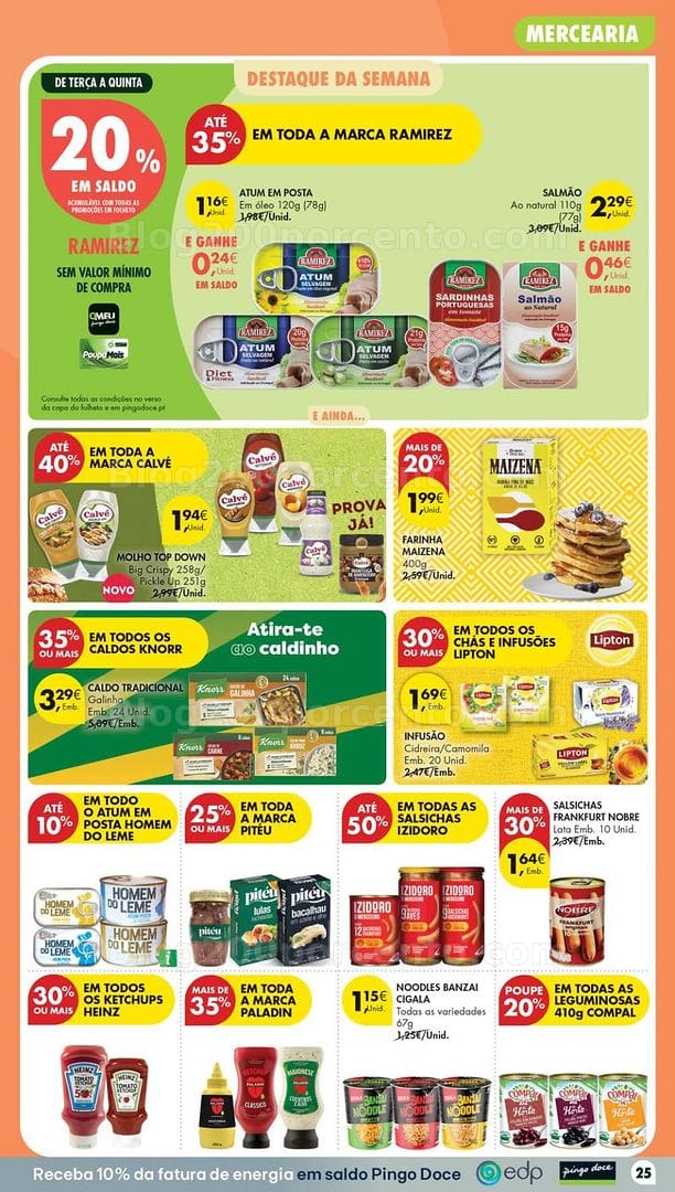 Antevisão Folheto PINGO DOCE Promoções de 25 a 31 agosto - Edição Digital