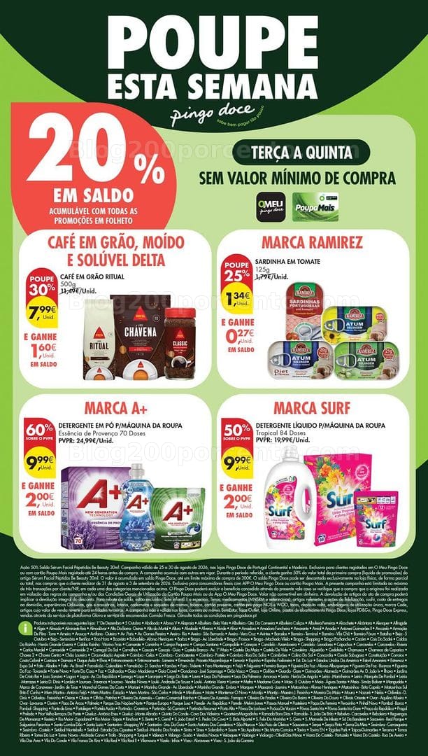 Antevisão Folheto PINGO DOCE Promoções de 25 a 31 agosto - Edição Digital