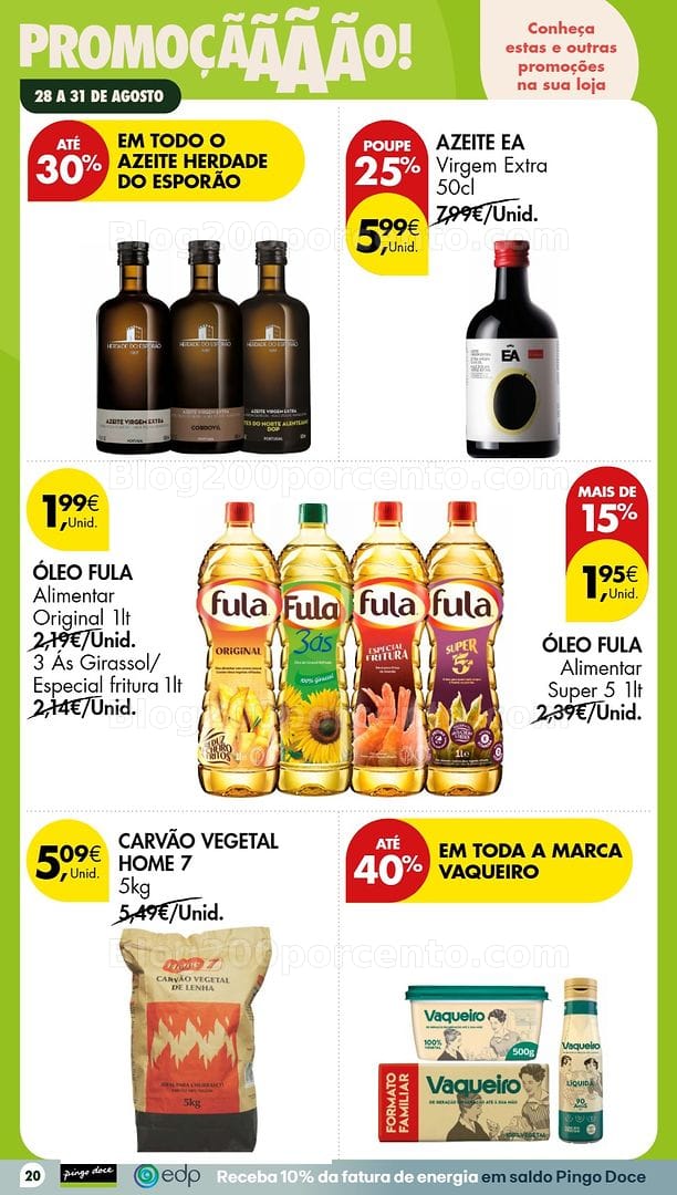 Antevisão Folheto PINGO DOCE Promoções Fim de Semana Promoções de 27 a 31 agosto
