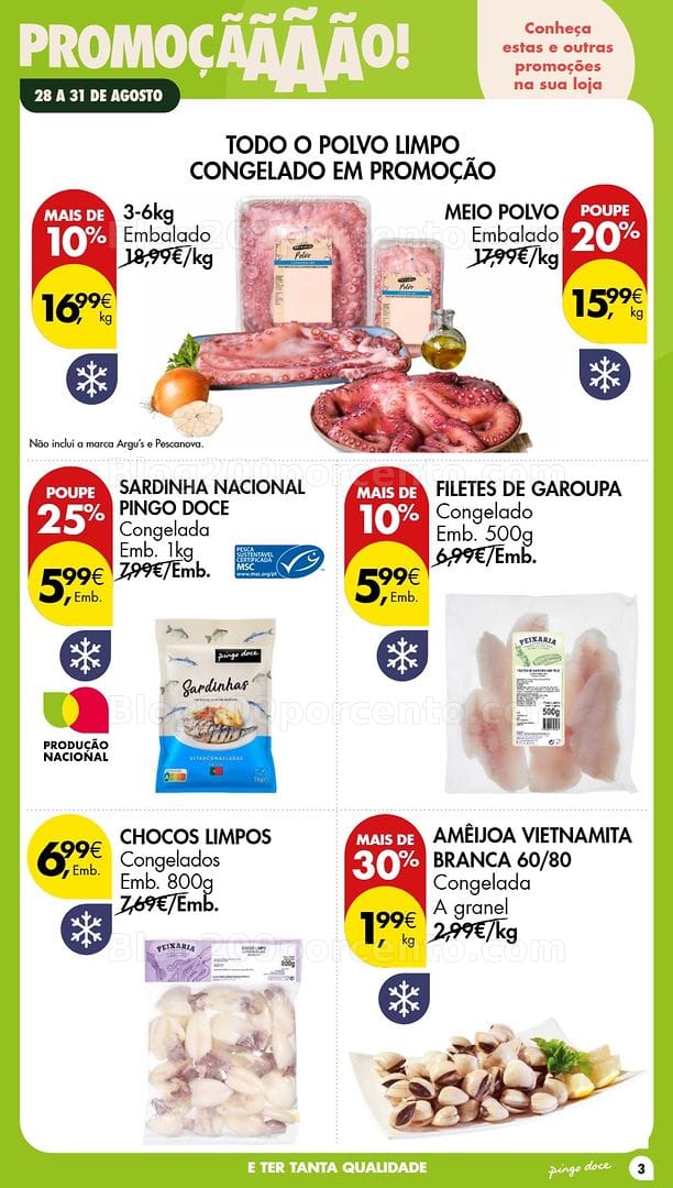 Antevisão Folheto PINGO DOCE Promoções Fim de Semana Promoções de 27 a 31 agosto