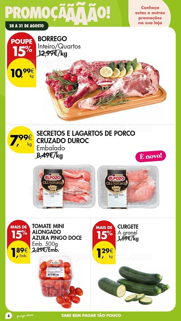 Antevisão Folheto PINGO DOCE Promoções Fim de Semana Promoções de 27 a 31 agosto