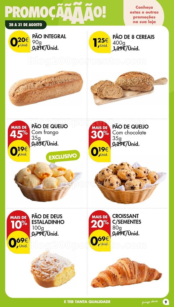 Antevisão Folheto PINGO DOCE Promoções Fim de Semana Promoções de 27 a 31 agosto