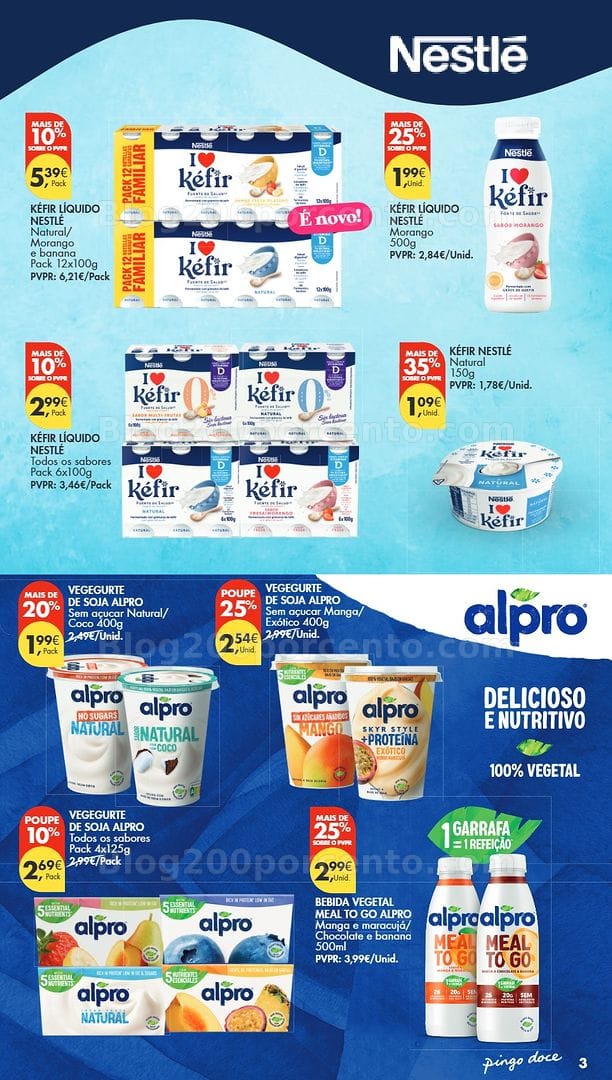 Antevisão Folheto PINGO DOCE Especial Iogurtes Promoções de 1 a 14 setembro
