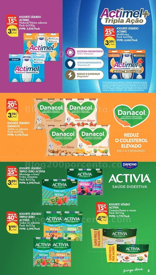 Antevisão Folheto PINGO DOCE Especial Iogurtes Promoções de 1 a 14 setembro