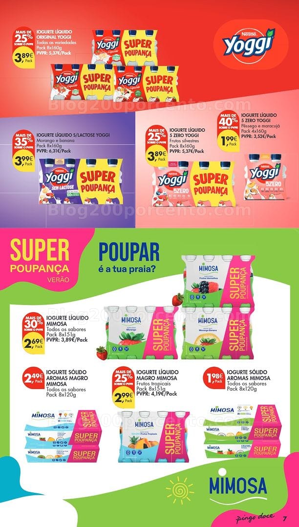 Antevisão Folheto PINGO DOCE Especial Iogurtes Promoções de 1 a 14 setembro