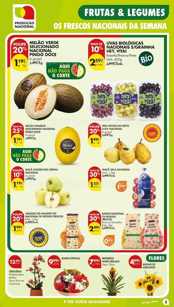 Antevisão Folheto PINGO DOCE Promoções de 1 a 7 setembro - Lojas Grandes