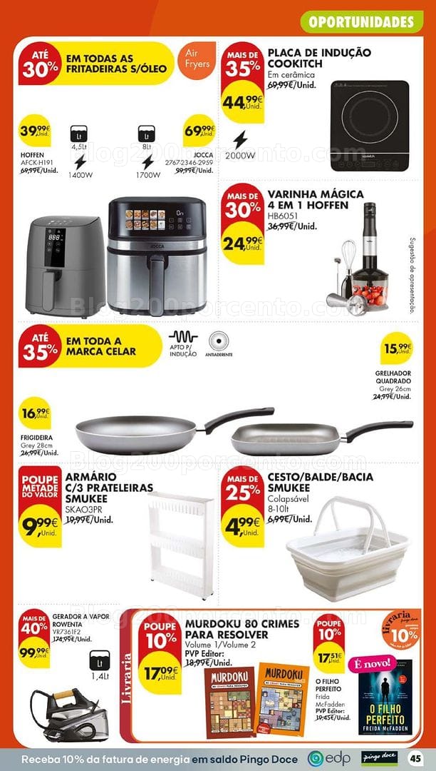 Antevisão Folheto PINGO DOCE Bazar Grandes Oportunidades Promoções de 1 a 7 setembro