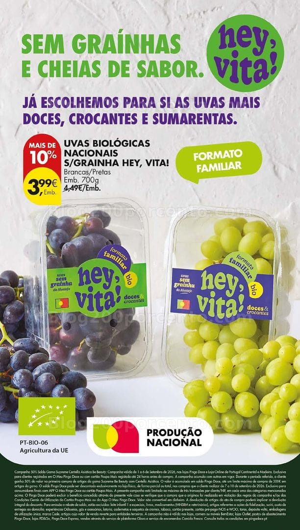 Antevisão Folheto PINGO DOCE Promoções de 1 a 7 setembro - Lojas Grandes