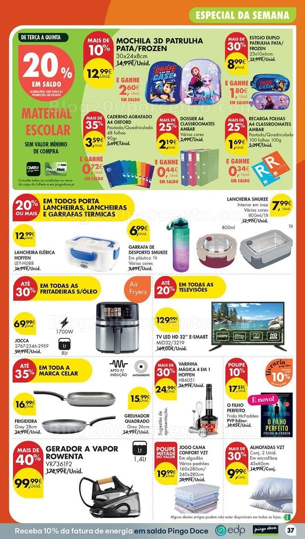 Antevisão Folheto PINGO DOCE Promoções de 1 a 7 setembro - Edição Digital