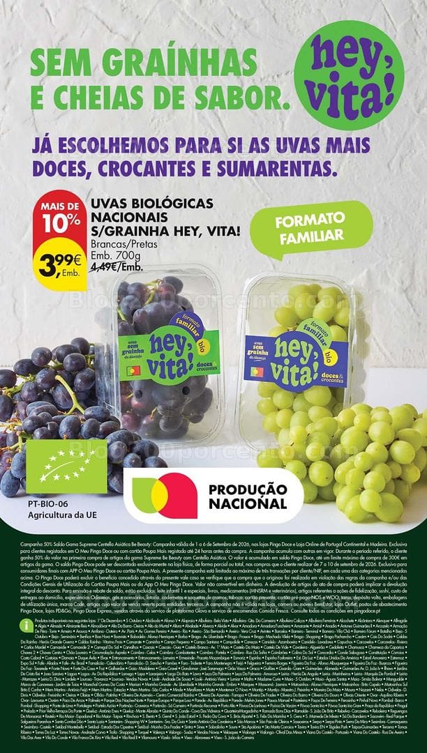 Antevisão Folheto PINGO DOCE Promoções de 1 a 7 setembro - Edição Digital