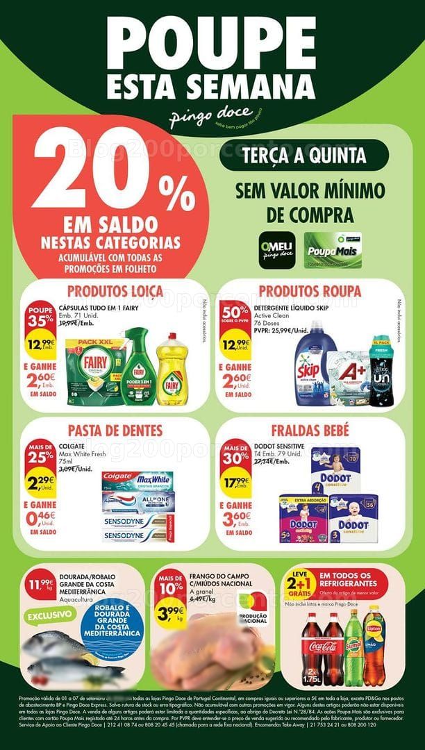 Antevisão Folheto PINGO DOCE Lojas Pequenas Promoções de 1 a 7 setembro