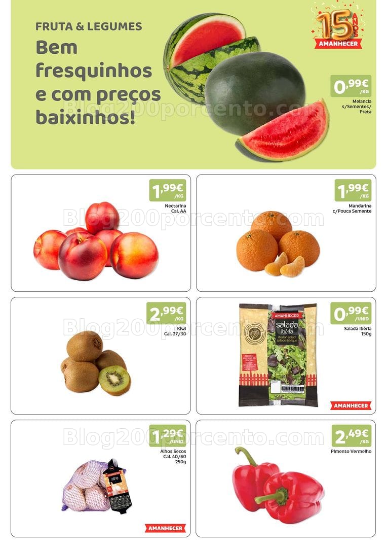 Antevisão Folheto AMANHECER Promoções de 13 a 19 agosto