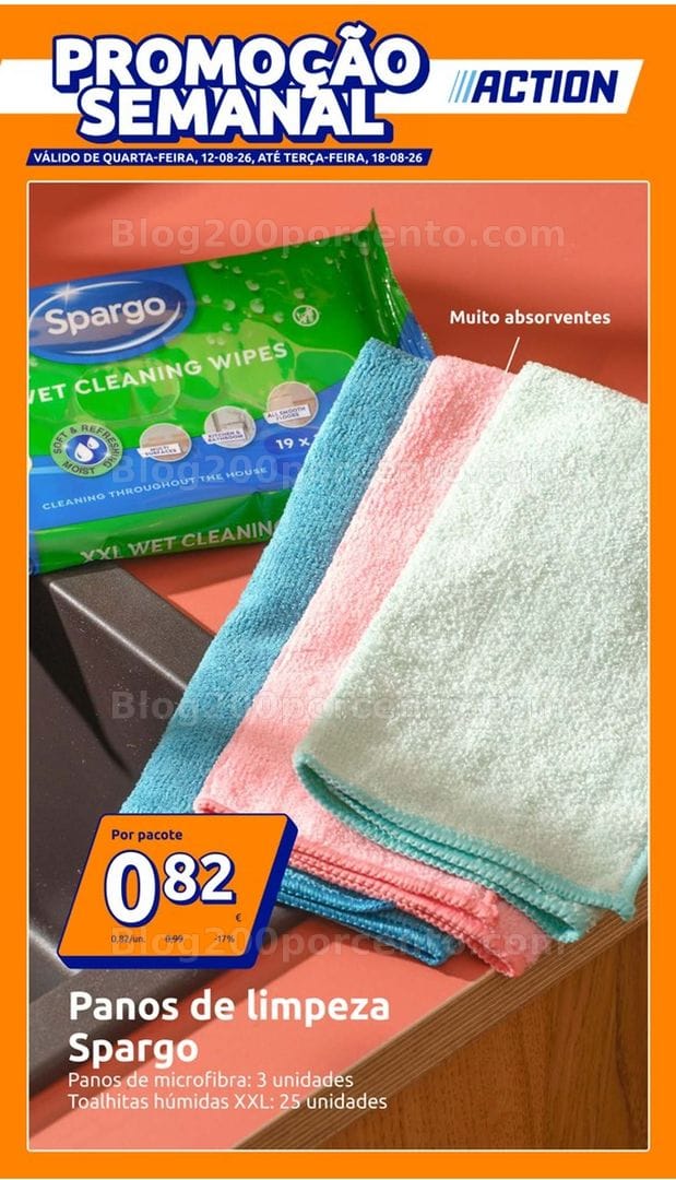 Antevisão Folheto ACTION Promoções de 12 a 18 agosto