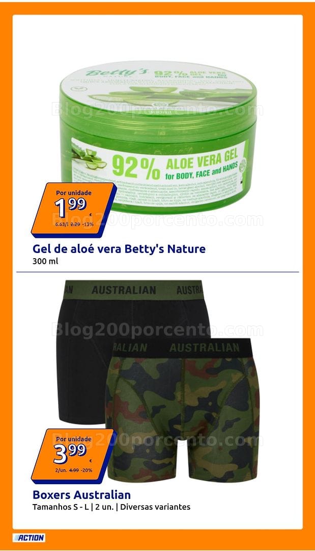 Antevisão Folheto ACTION Promoções de 12 a 18 agosto