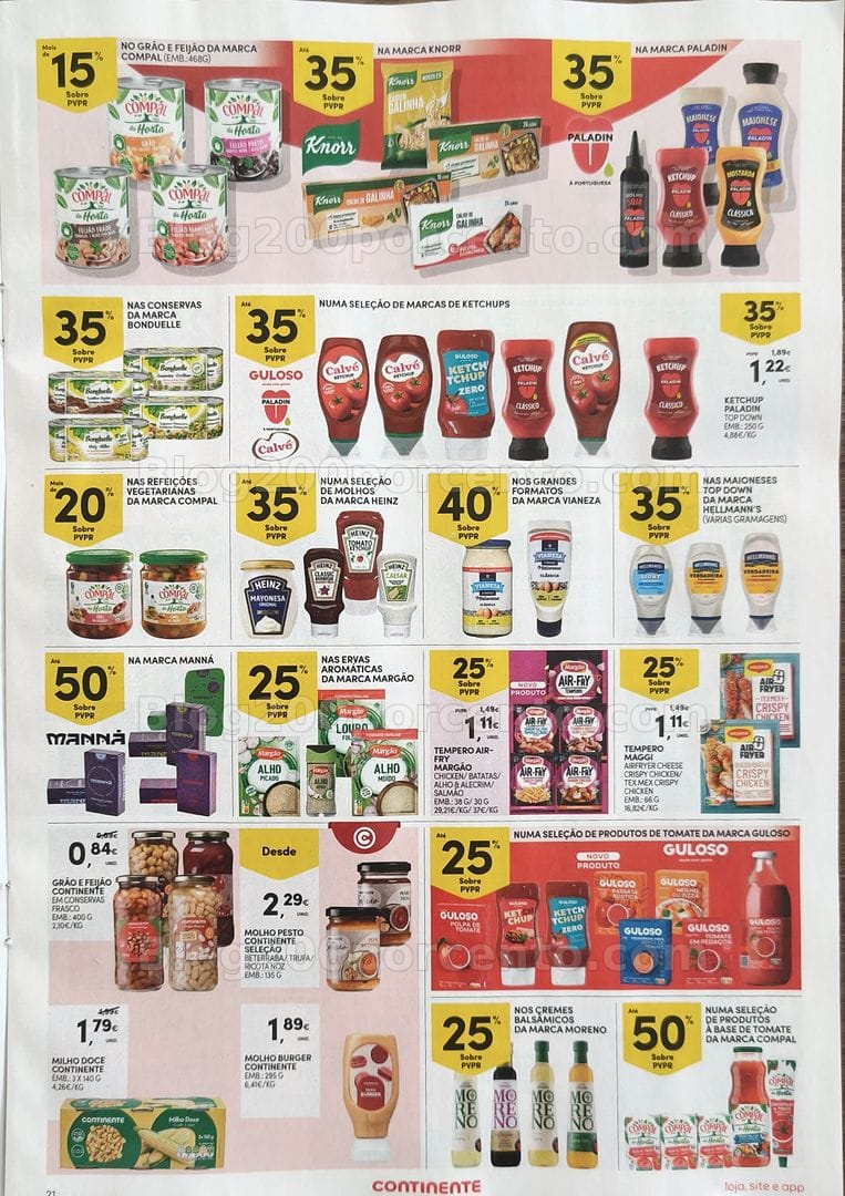 Antevisão Folheto CONTINENTE Promoções de 1 a 7 setembro